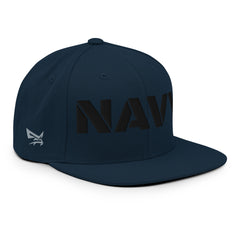 TGT Navy Snapback Cap